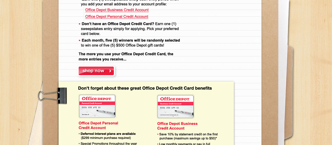 Office Depot Sweepstakes image 2